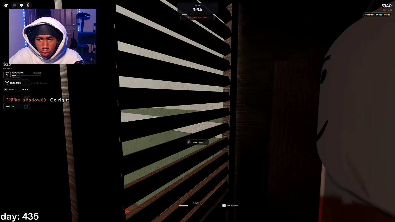 An entity dragging a hiding survivor out of a locker in Steal Or Die, proof that closets are not safe forever