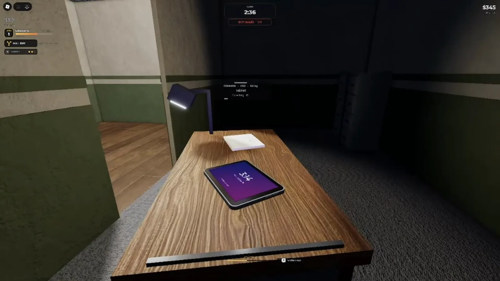 The microwave showing its eleven kilogram weight in Steal Or Die’s carry system